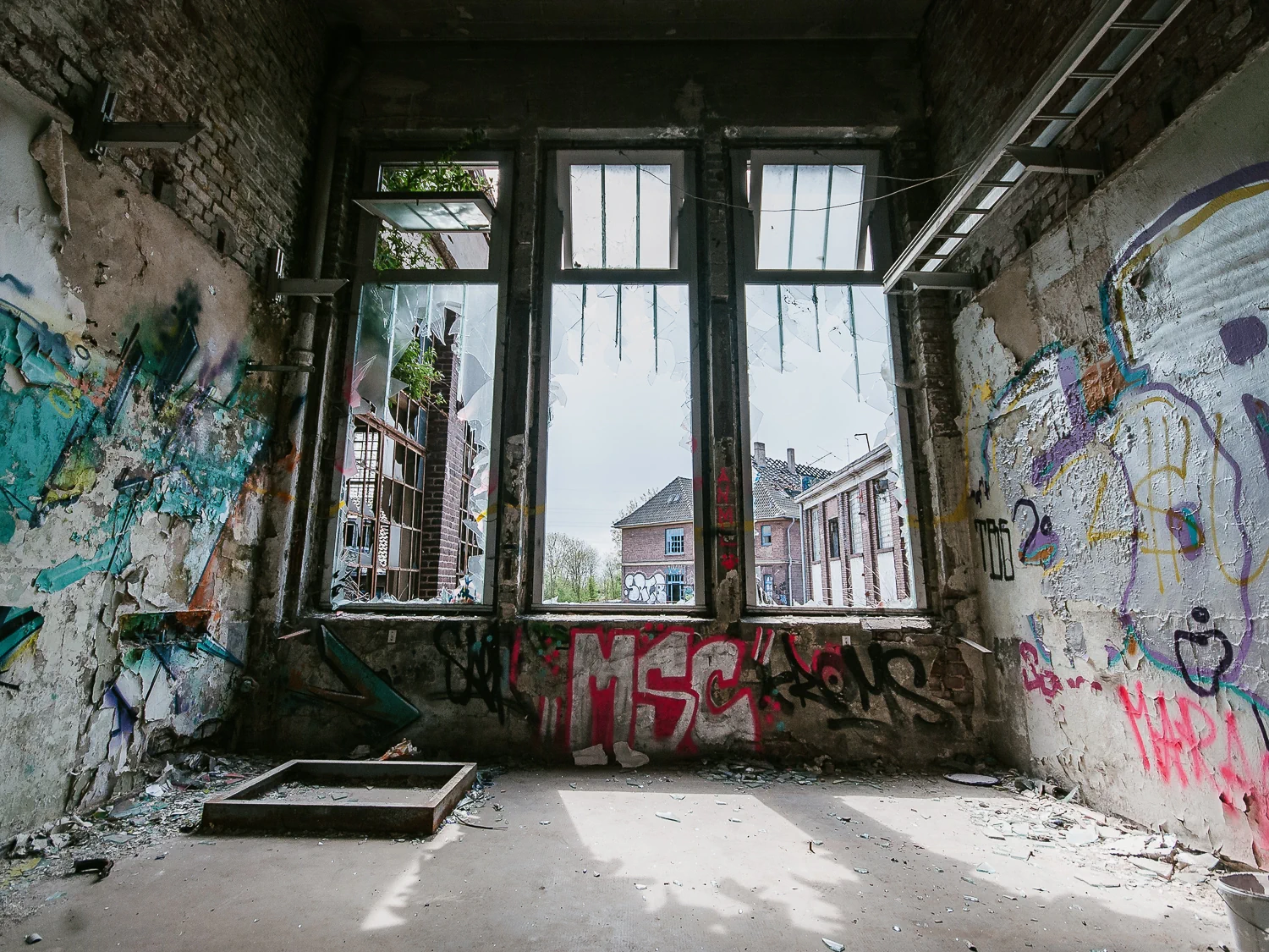 Nachher (unten)